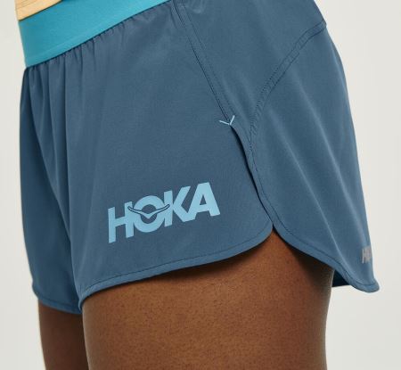 Hoka One One Performance Woven 2" Short Mulher - Bermudas Turquesa | PT-PbMs3Dc